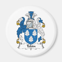 Tobin Family Crest Magnets
