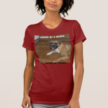 Toby , Owned by a Boxer T Shirt