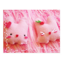 Tofu Bunny Plushie Edition postcards