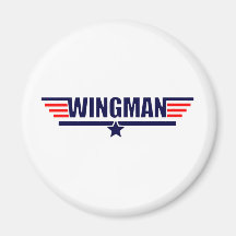 Tog Gun Wingman Refrigerator Magnet