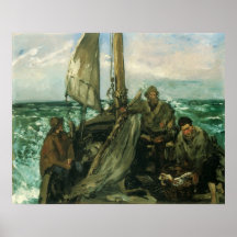 Toilers of the Sea by Manet, Vintage Impressionism Posters