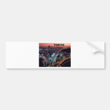 Tokyo Japan Sunset (St.K) Bumper Stickers