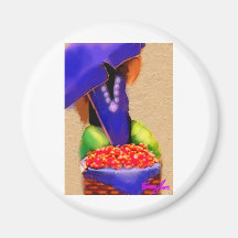 tomato seller.jpg fridge magnet