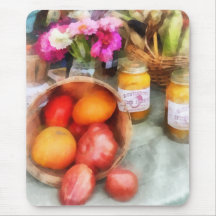 Tomatoes and Peaches Mouse Pad