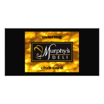 tommodex 2012 murphy's deli catering club card picture card