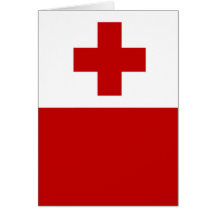 tonga vert greeting card