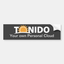 Tonido Bumpersticker Bumper Sticker