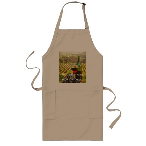Too many wines spoil the c... apron