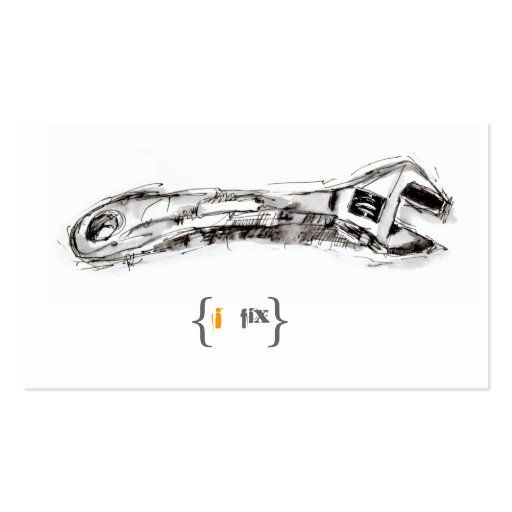 Tool for Handyman Contractor Business Card