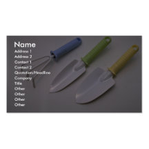 Tools of Trade- Garden tools Business Card Template