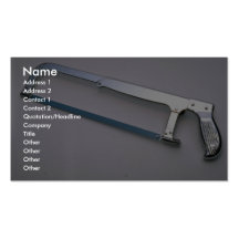Tools of Trade- Hacksaw Business Cards