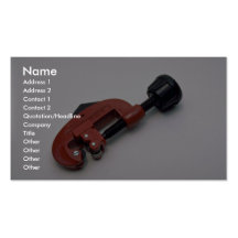 Tools of Trade- Pipe cutter Business Card