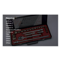 Tools of Trade- Socket set Business Card Template