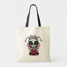 Tooth Fairy Alien Tote Bag