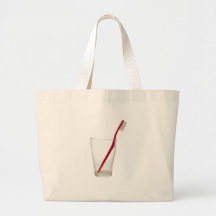 Toothbrush in a glass canvas bag