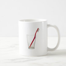 Toothbrush in a glass coffee mugs