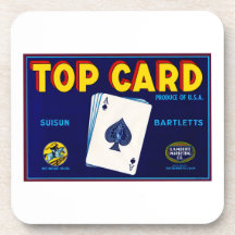 Top Card Drink Coasters