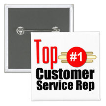 Top Customer Service Rep Button