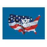 TOP Cycling in the USA Postcard