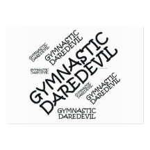 TOP Gymnastics Daredevil Business Card Templates