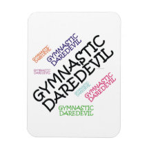 TOP Gymnastics Daredevil Vinyl Magnet