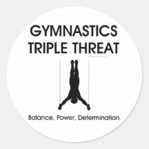 TOP Gymnastics Triple Threat (Men's) Stickers