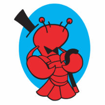 top hat and bowtie lobster photo sculpture