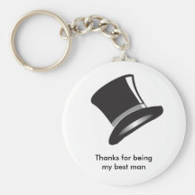 Top Hat Key Chains