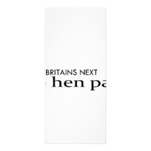top hen party rack card design