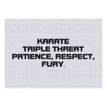 TOP Karate Slogan Business Card Template