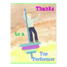 Top Performer Postcard