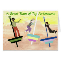 Top Performing Team Notecard
