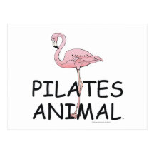 TOP Pilates Animal Postcard