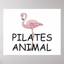 TOP Pilates Animal Poster