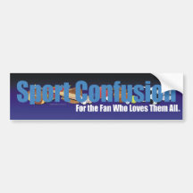 TOP Sport Confusion Bumper Stickers
