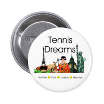 TOP Tennis Dreams Pinback Button