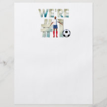 TOP We're #1 Soccer Flyer Design