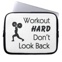 TOP Workout Hard Computer Sleeve