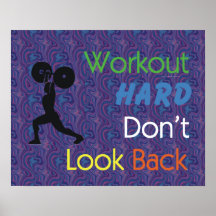 TOP Workout Hard Posters