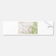 Topographic Map Bumper Stickers