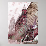 Toronto flat iron building collage print