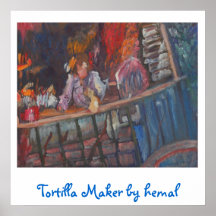 Tortilla Maker - Customised Poster