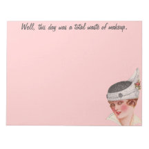 Total Waste of Makeup Notepads