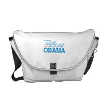 Totally Gay for Obama Courier Bags