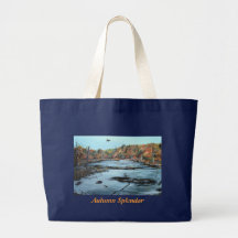 Tote Bag With A Beautiful Autumn Marsh Scene