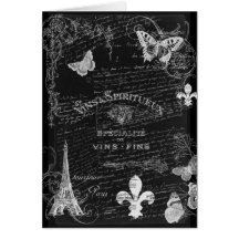 Toujours Paris Collage Art Card