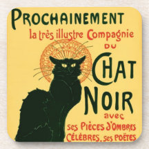 Tournée du Chat Noir, Théophile Steinlen Drink Coasters