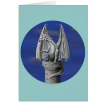 Tower Guardian - Silver Dragon Card