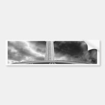 Tower of the Americas in Chrome Bumper Stickers
