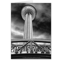 Tower of the Americas in Chrome Card